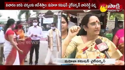 మహిళ కమిషన్ చైర్‌పర్శన్‌ను కలిసిన సంచయిత గజపతిరాజు