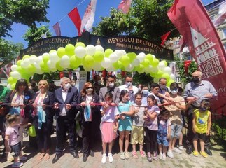 BEYOĞLU MİYAWAKİ MAHALLE BAHÇESİ AÇILDI