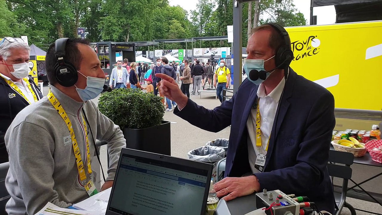 Le patron du Tour de France Christian Prudhomme...