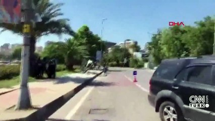 Cipin durağa çarptığı anlar kamerada