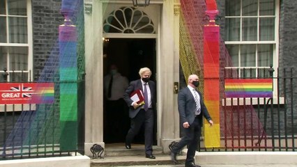 Boris Johnson departs 10 Downing Street