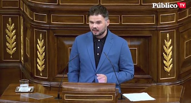 Rufián, a Sánchez, sobre el referéndum: También dijo que no habría indultos, denos tiempo