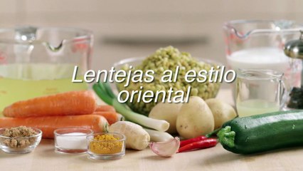 Receta de lentejas al estilo oriental