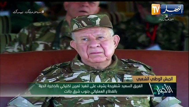 الفريق السعيد شنقريحة يشرف على تنفيذ تمرين تكتيكي بالذخيرة الحية بالقطاع العملياتيجنوب شرق جانت