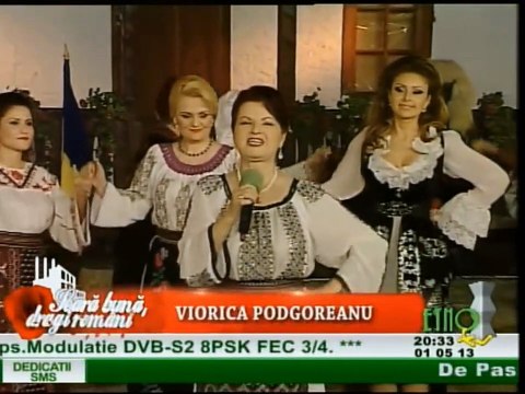 Viorica Podgoreanu - Cantati lautari mai tare (Seara buna dragi romani - ETNO TV - 01.05.2013)