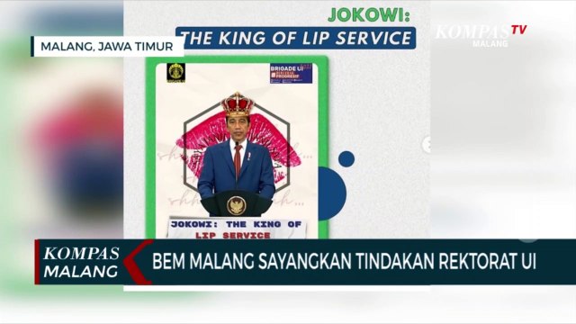BEM Malang Dukung Kritik BEM UI Pada Jokowi Terkait The King of Lip Service