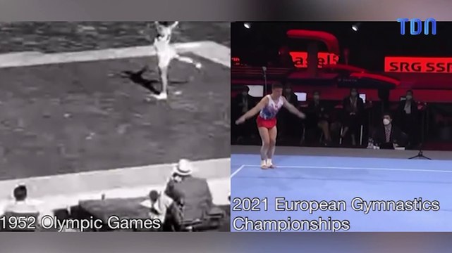 Voici à quoi ressemblait la gymnastique aux Jeux olympiques en 1952