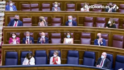 Sánchez, a Abascal: "¿Qué solución tienen para Catalunya? ¿La del general Espartero, de bombardear cada 50 años Barcelona?"