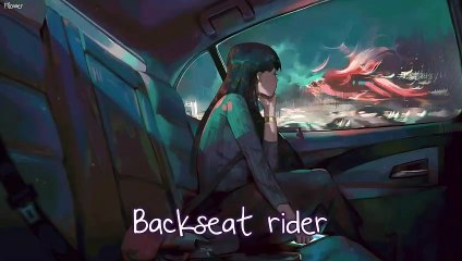 Nightcore - Backseat Rider (Sara Kays) - Lyrics