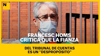 Descargar video: Francesc Homs critica que la fianza del Tribunal de Cuentas es un 