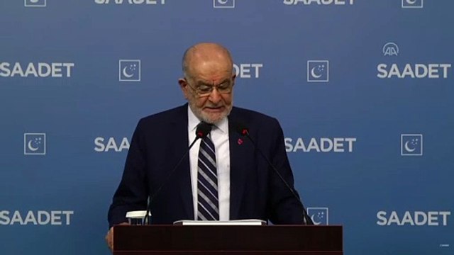 ANKARA - Saadet Partisi Genel Başkanı Karamollaoğlu, gündemi değerlendirdi