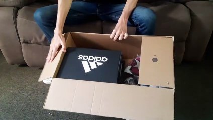 UNBOXING ADIDAS SOCCER SHOES AND ADIDAS SOCCER BALL FINAL CHAMPIONS LEAGUE AND MINI 20/21 TIMELAPSE