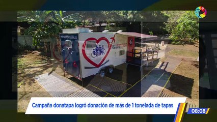 Campaña donatapa logró donación de más de 1 tonelada de tapas
