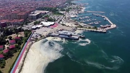 YALOVA - Drone - Müsilaj temizleme çalışmaları devam ediyor