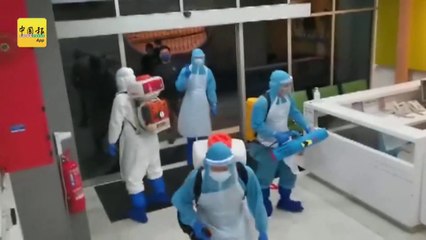 莲花苑消毒队 黎潍裮：迄今已进行2000场消毒 (2)