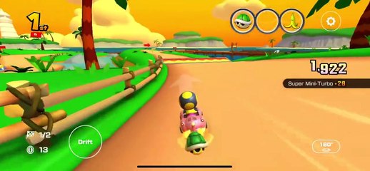 Mario Kart Tour - GBA Cheep-Cheep Island Gameplay (NEW Summer Tour Course)