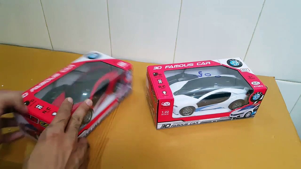 Unboxing and Review of 3D Remote Control Lighting Car Famous Car kids gift