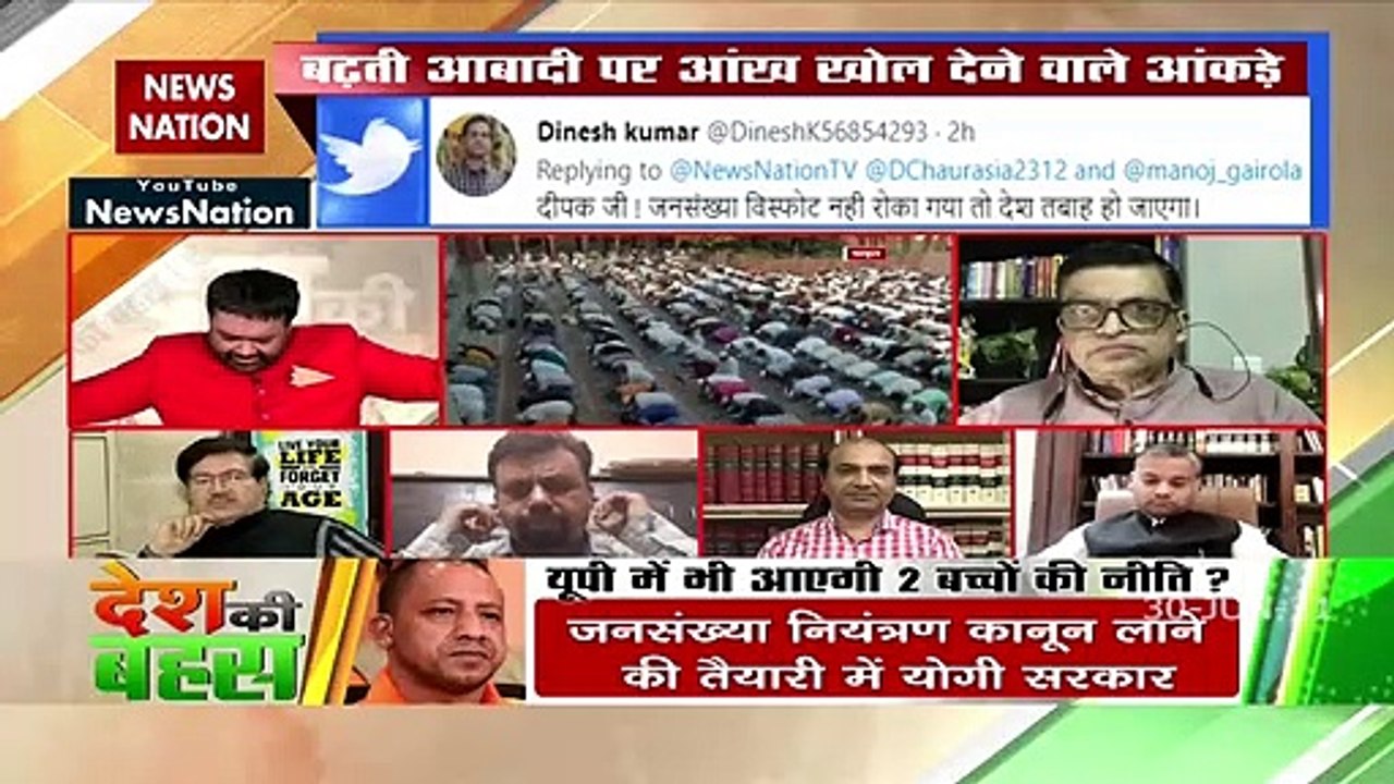 Desh Ki Bahas : there should be a nationwide law on population control