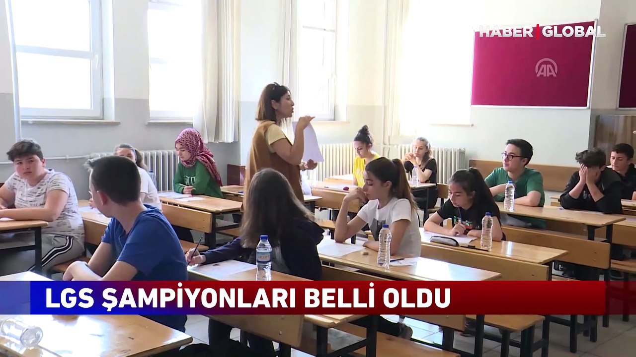 LGS şampiyonları belli oldu! 97 öğrenci tam puan aldı