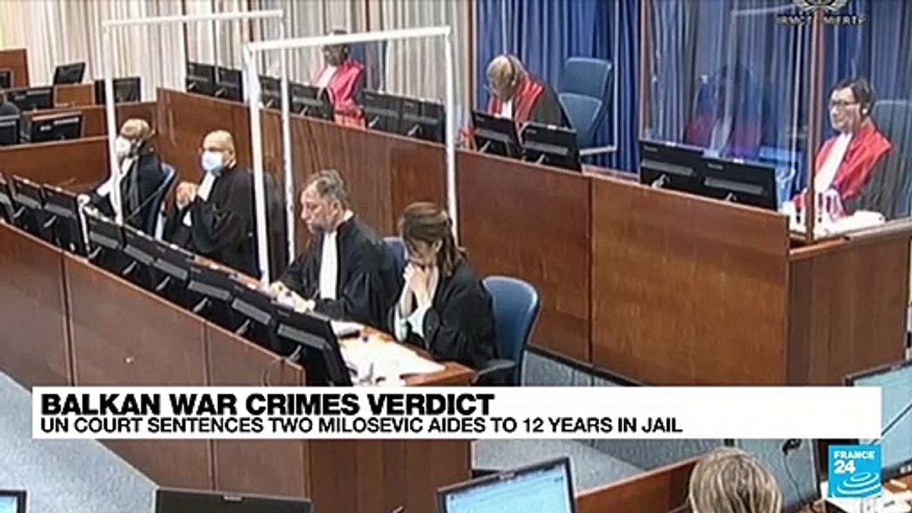 UN war crimes court convicts 2 Serbs over Bosni...