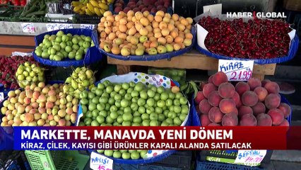 Market ve manavda yeni dönem! Meyve sebze artık elle seçilmeyecek