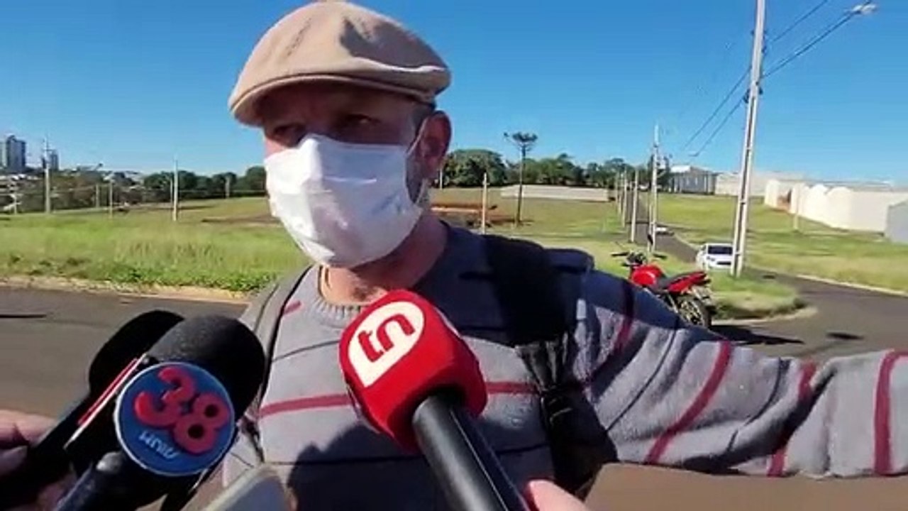 Motociclista sofre ferimentos após batida em Apucarana; veja