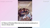 M. Pokora et Christina Milian en vacances en Corse : jet privé pour toute la famille