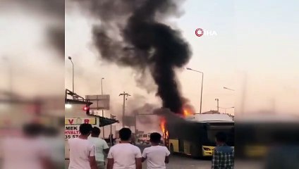 Diyarbakır'da şehiriçi toplu taşıma aracında korkutan yangın