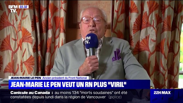 Pour Jean-Marie Le Pen, la campagne de dédiabolisation du RN montre ses limites et son échec