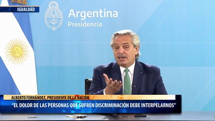 “El dolor de las personas que sufren discriminación debe interpelarnos”
