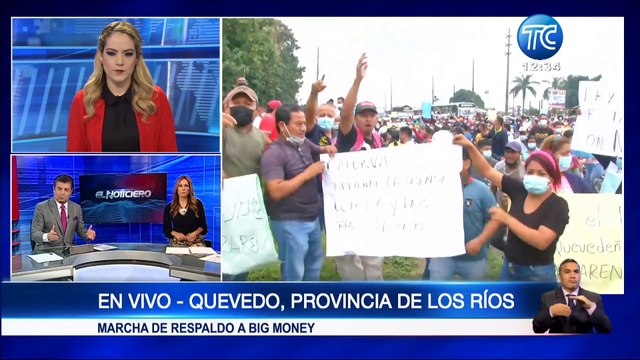 Caravana de motorizados en Quevedo para respaldar Don Naza