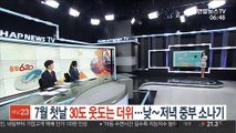 [날씨클릭] 7월 첫날 30도 웃도는 더위…낮~저녁 중부 소나기