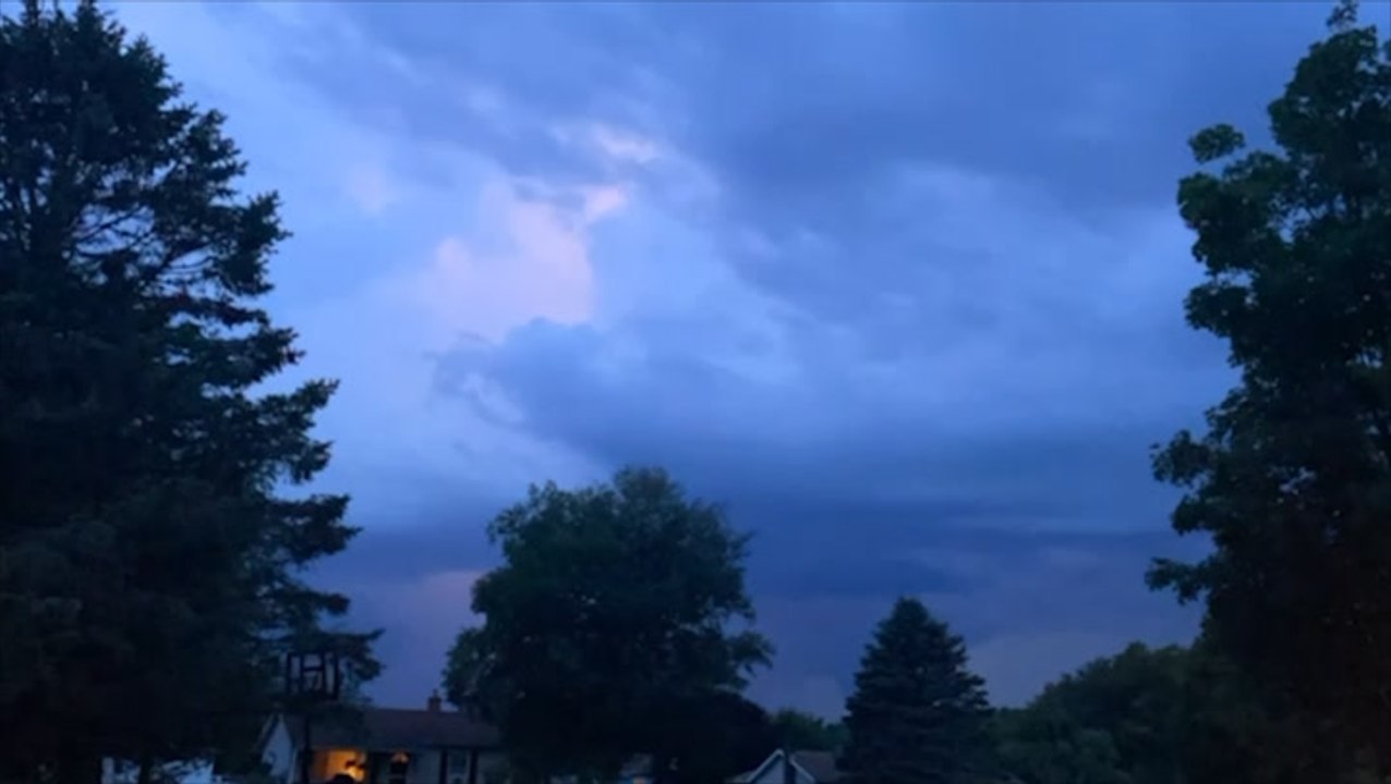 Light show in central Pennsylvania