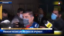 Cuando se quedaban sin stock de vacunas, Paraguay recibió 200.000 dosis de Sputnik V