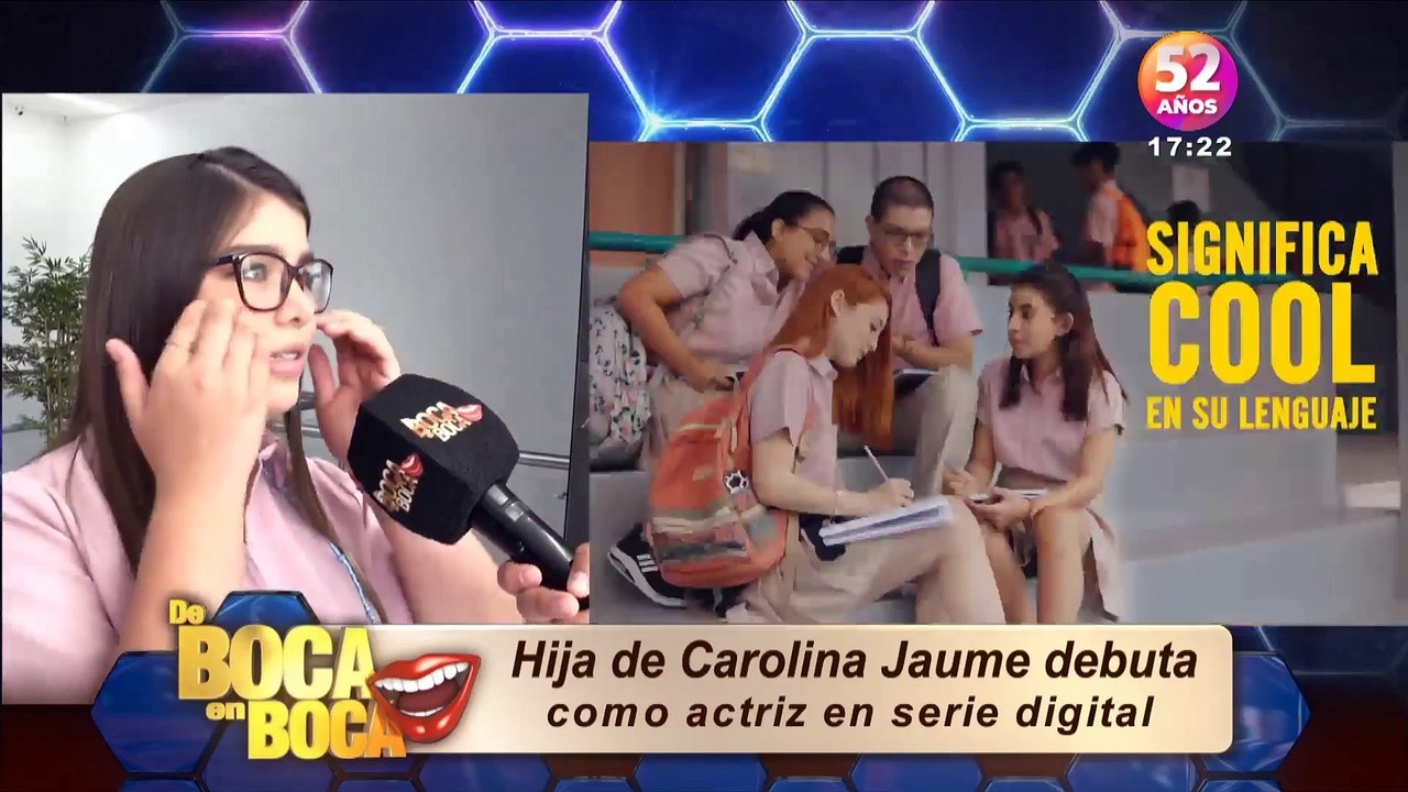 La hija de Carolina Jaume se estrena como actriz