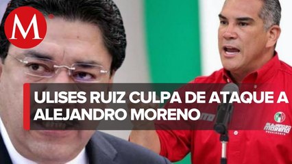 Alejandro Moreno, responsable de ataque afuera del PRI_ Ulises Ruiz