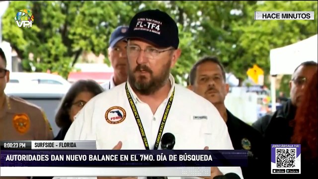 Autoridades dan nuevo balance en el 7mo. día de búsqueda en derrumbe en #Surfide - #30Jun - Ahora