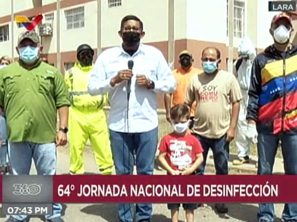 Gobierno activó jornada de desinfección en urbanismos de la GMVV en Lara y Yaracuy