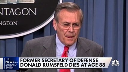 Download Video: Fmr. Defense Secretary Donald Rumsfeld dies at 88