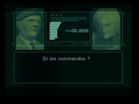 MGS2: 39 Codec Raiden au rapport