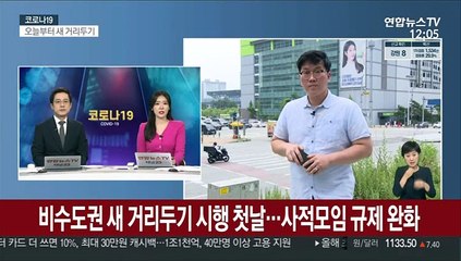 下载视频: 비수도권 새 거리두기 시행 첫날…사적모임 규제 완화