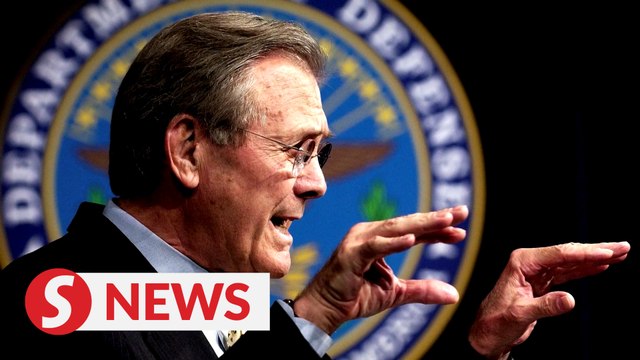 Donald Rumsfeld, architect of Iraq war, has died
