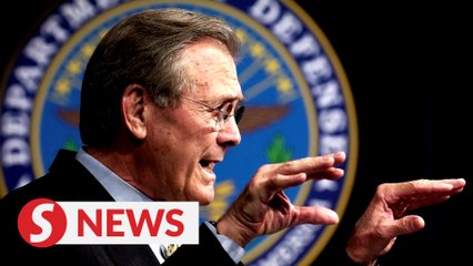 Donald Rumsfeld, architect of Iraq war, has died
