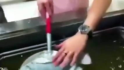 Donmuş balık böyle canlandı