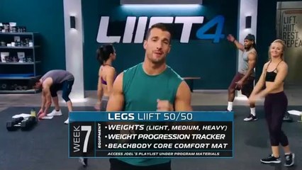 Week 7 - 2 legs liift 50/50