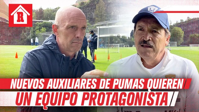 Nuevos auxiliares de Pumas, Hermes Desio y Gustavo Vargas quieren a un Pumas protagonista