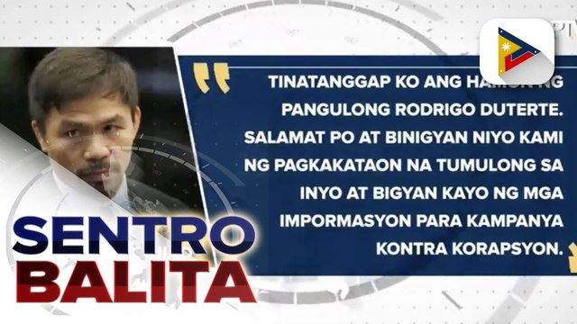 Ilang orihinal na miyembro ng PDP-Laban, naglabas ng sentimyento sa iringan nina Pangulong Duterte at Sen. Pacquiao; iringan ng magkakaalyado , hindi makabubuti sa partido ayon sa isang political analyst