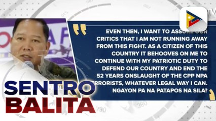 Lt. Gen. Parlade, nagbitiw bilang spokesperson ng NTF-ELCAC