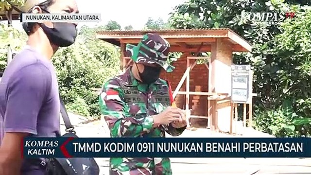 TMMD Kodim 0911 Nunukan Benahi Perbatasan