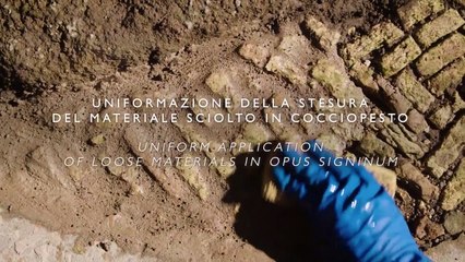 Restauración del Hipogeo del Coliseo de Roma